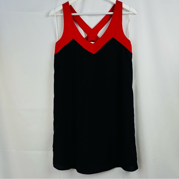 J. Hoffmans Glam Romantic Black and Red dress size Small - Picture 2 of 6